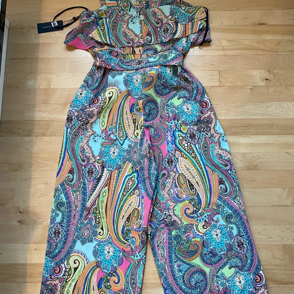 Tommy Hilfiger Multicolor Ruffle Jumpsuits - Picture 6 of 9